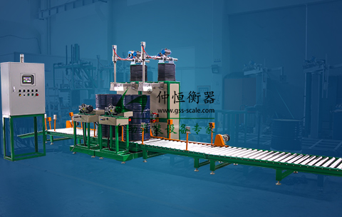 仲恒200kg自動(dòng)尋口液體灌裝生產(chǎn)線視頻